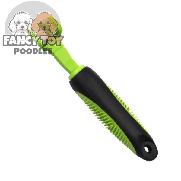 Pet Life 'Denta-Clean' Dual-Sided Action Bristle Pet Toothbrush Pet Toothbrush