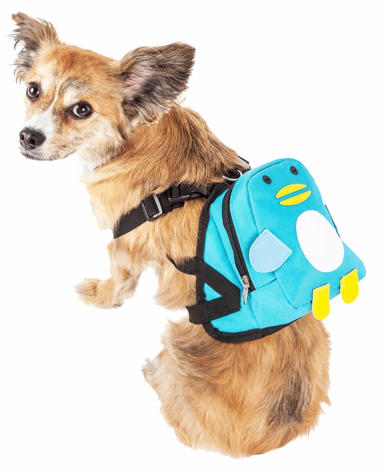 Pet Life 'Waggler Hobbler' Large-Pocketed Animated Dog Harness Backpack Harness Backpack