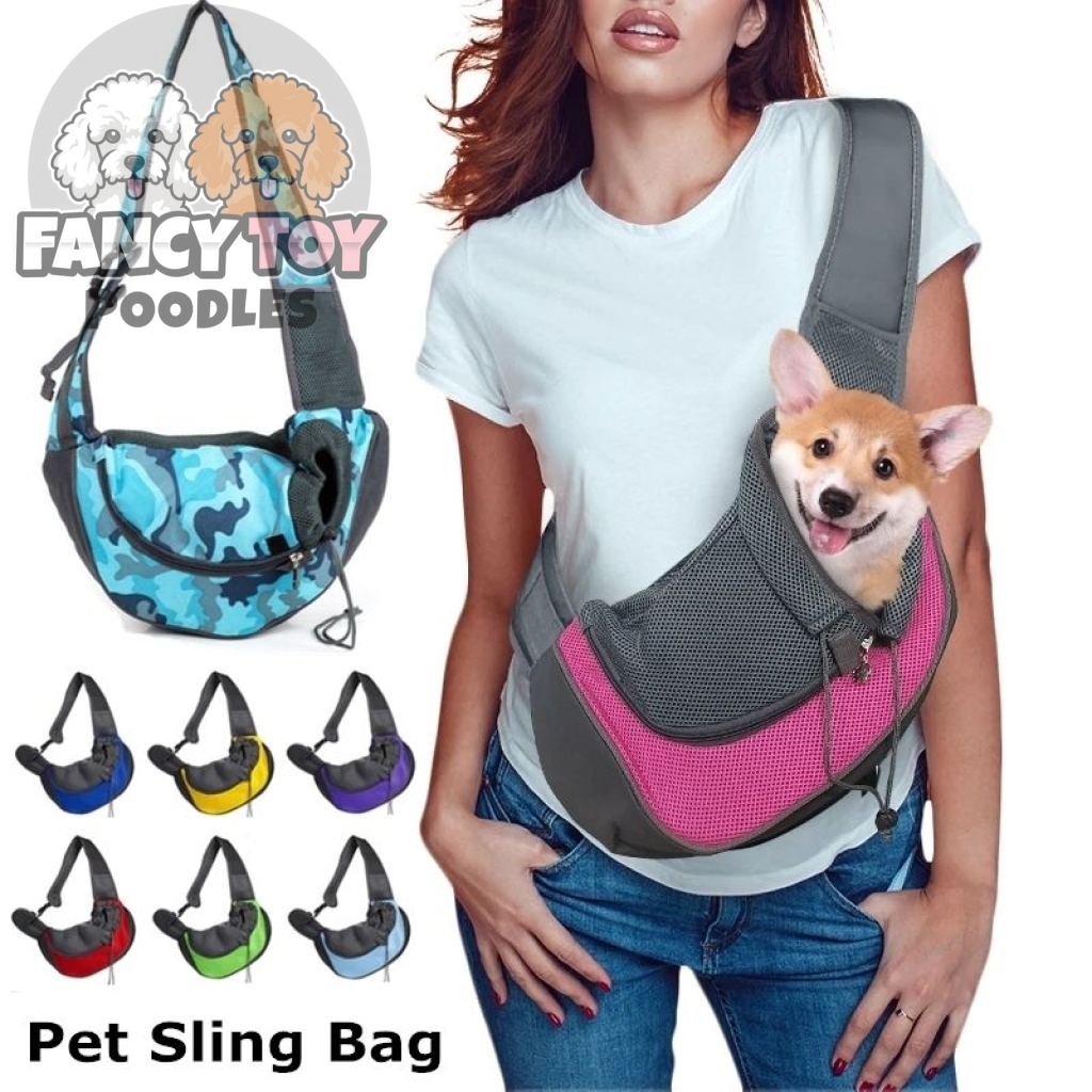 Pet Puppy Carrier S/L Outdoor Travel Dog Shoulder Bag Sling Carry Bag