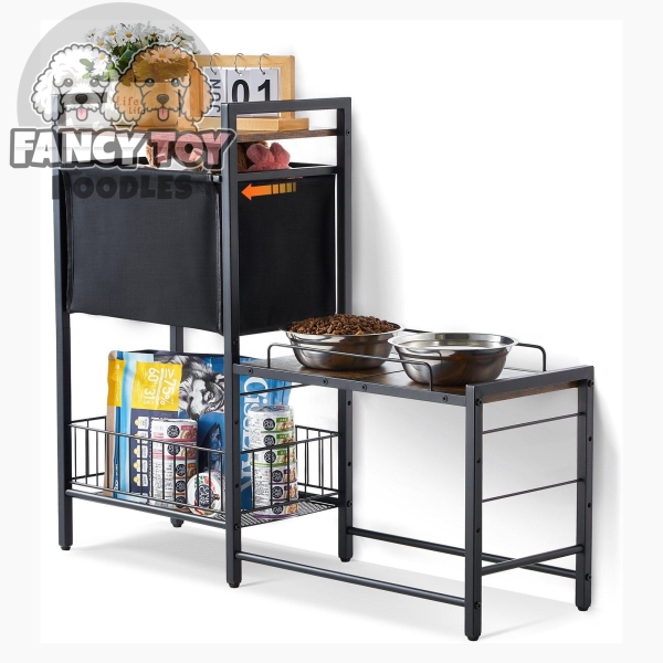 VEVOR Dog Feeding Station with Storage Dog Feeding Station with Storage