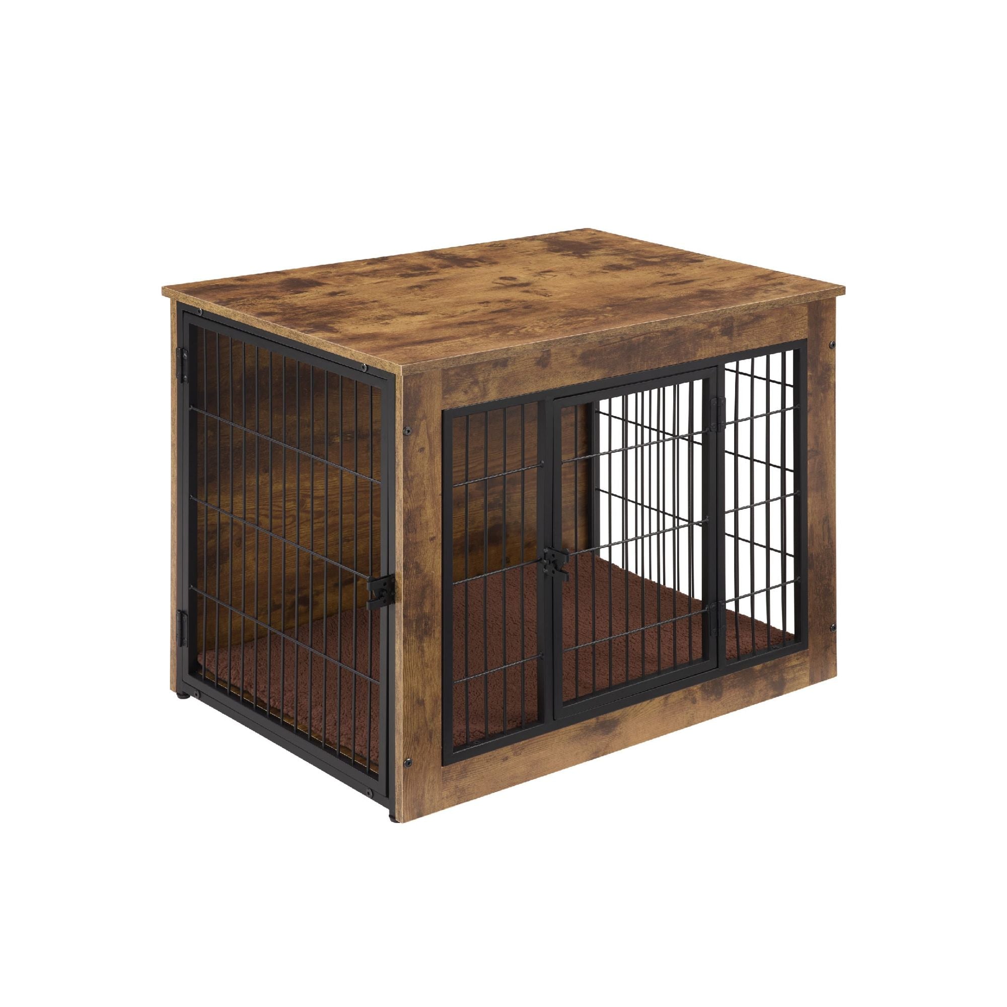 Wooden Dog Kennel with Cushion